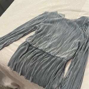 Brigitte Brianna Silver Blouse